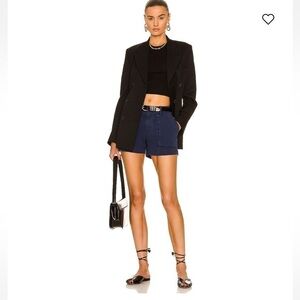 GUC Nili Lotan navy utility shorts